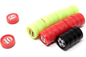 WISEPLAYERFC Fichas Imantadas Fútbol, Juego de 26 Imanes Magnéticos de 1,4 Centímetros de Diámetro con Bolsa