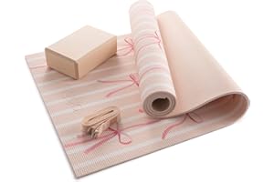Myga Yoga Starter Set – 6mm Non-Slip Exercise Mat with Block & Strap – Beginner Yoga Kit for Home, Gym & Travel – Ideal for Pilates & Meditation – Durable, Eco-Friendly & Gift-Ready