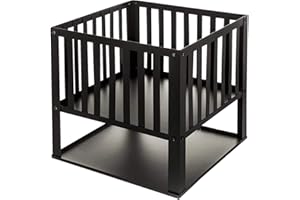 WINSOME Portable Fire Pits for Garden - Easy to Assemble Metal Brazier Wood Burners Outdoor Fire Pit - Durable Camping Accessories & Heater