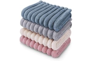 VAIGU:OA Hundedecke Katzendecke Waschbar, 4 Stück Decken Flanell Haustier Decke für Kleine Hunde Welpen Katzen, Wasserdichte Hundedecke, Flauschig Weiche Haustier Decke, Schutzdecke Hundesofa, 45x65 cm