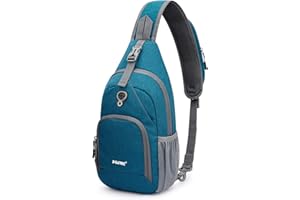 G4Free Men Sling Bag Anti Theft Crossbody Bag Women, RFID Travel Bag Cross Body, Small Chest Shoulder Bag for Hiking Outdoor