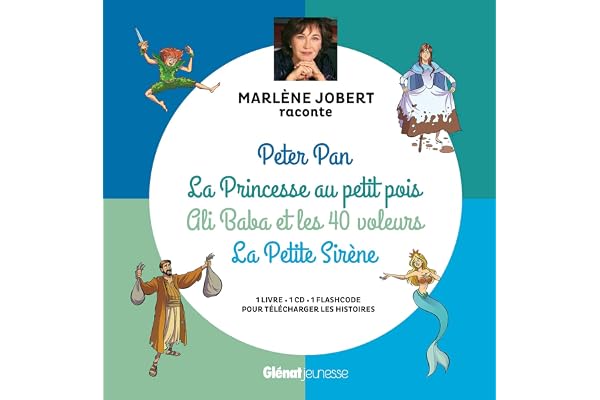 Marlène Jobert raconte Peter Pan, La Princesse au petit pois, Ali Baba, La Petite Sirène: Livre CD