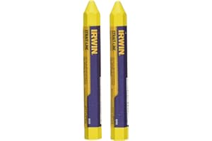 Irwin Strait-Line Crayons (card 2) Yellow 666062