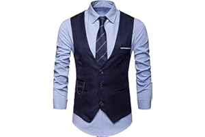 EFOFEI Mujeres Chaleco Con Encaje Volver Negocios Formal Chaleco Algodón Casual Chaleco