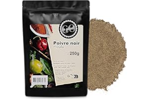 Poivre noir moulu 250 g - LA PLANTIGO