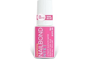 Colle Faux Ongle Extra Forte Avec Pinceau Colle Ongle (8ml) Nail Bond Colle A Faux Ongles Pour Pointes Acrylique Et Capsules Ongles Colle Faux Ongles Colle Pour Faux Ongles Avec Colle - Anti-Fongique