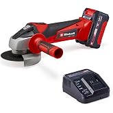 Einhell Ak&uuml;l&uuml; Avu&ccedil; Taşlama Makinesi TC-AG 18/115 Li (1x4,0Ah) 4431133 | 18 V | &Oslash; 115 mm | 28 mm kesme derinliği | yumuşak baş