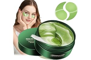 WXSHUOYU 60 Pcs Colágeno Parches,Parches Ojos Bolsas y Ojeras,Hidratante De Larga Duración,Eye Patches Para Debajo De Los Ojos Para Las Arrugas Ojeras,Anti Edad Parches Ojos,puede diluir las ojeras