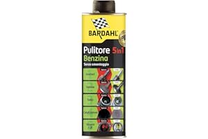 Bardahl - Pulitore 5 in 1 Benzina, Additivo Multifunzionale per la Completa Pulizia dei Motori a Benzina, Aumenta la Potenza e Le Prestazioni, 500ml