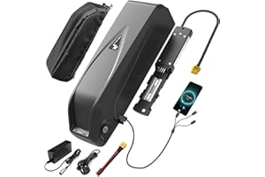 QWEZOTUY Ebike Battery 48V 20AH Hailong 03 Electric Lithium-ion Bike Battery with Waterproof Bag/Charger/Anderson /XT60 XLR connector for 48V 250W 300W 400W 500W 600W 700W 1000W 1200W 1500W Motor (0-1500W)