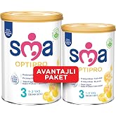 SMA Optipro 3 Devam S&uuml;t&uuml; 1-3 Yaş, 400+800 g