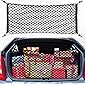 Haofy Auto Gepäcknetz, Universal Auto Kofferraumnetz, 100 x 40 cm Elastisch Kofferraum Aufbewahrung Netz aus Nylon mit 4…