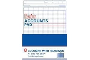 Evrite A4 8 Column Analysis Pad