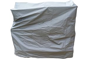 Gartenfreude Funda, Deluxe con Fieltro Interior Suave para Barbacoa (Large), Gris, 126 x 55 x 112 cm, 4800 – 1009