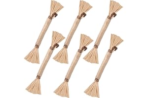 YSQEVN Bastoncini di Erba Gatta Naturali Bastoncini da Masticare per Gatti Giocattolo Catnip da Silvervine Masticare per Gatti Pulizia Denti 6Pcs