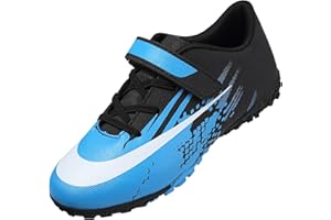 VLOOKST Chaussures de Football Garçon Chaussures d'Entraînement Fille Légères Baskets et Chaussures de Sport Enfant Chaussures de Foot en Plein Air Unisexe 30-39EU