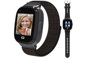 PTHTECHUS 4G Smartwatch Kinder mit GPS und Telefon -Smart Watch Kinder mit WiFi, Videoanruf, SOS, Schulmodus, Kinder Smartwatch für Gungen und Mädchen 5–14 Jahren (Schwarz)