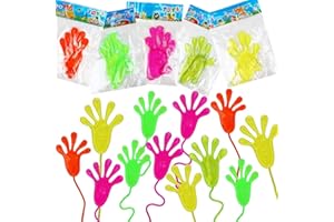 VEYLIN 30 PCS Sticky Hands, Stretchy Sticky Hands for Party Bag Fillers, Classroom Prizes/Rewards Tool/Parcel Gifts for Kids
