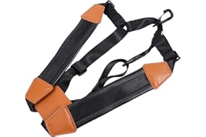 ERINGOGO Sangle De Saxophone Épaule De Saxophone Harnais Tour De Cou Saxophone Sangle D'épaule Compagnon De Cordon Pour Adultes Accessoires Crochet En Métal Étudiant Clarinette Universel