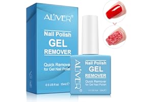 IFUDOIT Solvente per Smalto 15ml, Remover Semipermanente Unghie, Professionale Gel Remover per Smalto, Rimuove Facilmente e Rapidamente lo Smalto in 3-5 Minuti, Non fa Male alle Unghie