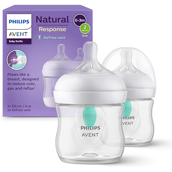 Teat Size Philips Avent Natural Response Baby Bottle Silicone