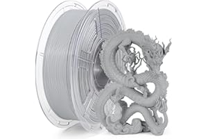 iSANMATE Filamento PLA High Speed para Impresora 3D, Filamento PLA 1.75 mm +/- 0.02 mm, Adecuado para Impresión Rápida, Soporta Velocidades de Impresión de 0 a 600 mm/s(Gris)