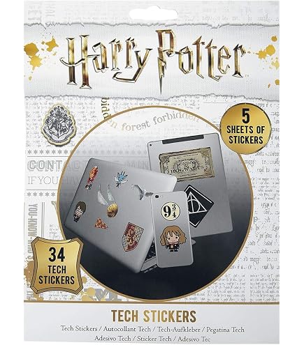 Foglio Adesivi Harry Potter Con Dobby | Half Moon Bay | Stickers Ufficiali Dell'Elfo Domestico