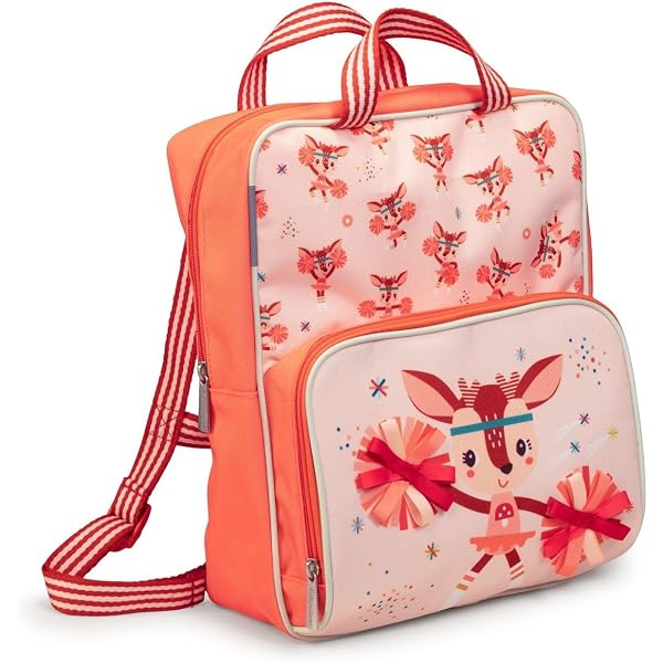 Sac Pique-Nique Petit Chaperon Rouge Lilliputiens - Isotherme Enfant - 24x14x16 Cm - Lavable