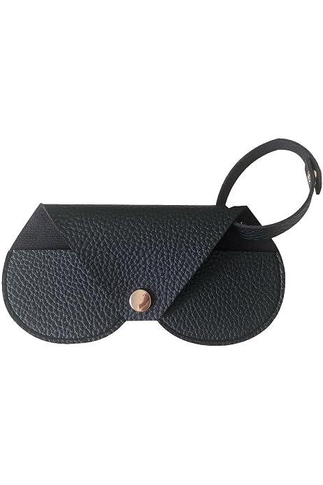 Étui à Lunettes Rigide Enfant - Motif Football Amusant - Boîte De Protection Avec Chiffon De Nettoyage - 16x6x4cm