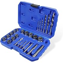 FLZOSPER 11-teiliges Schraubenausdreher Set – 3/8 Zoll, Für Beschädigte Muttern & Bolzen