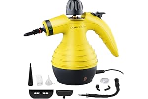 Comforday Steam Cleaner handheld with 9-Piece Accessories, Perfect for Stain Removal, Curtains, Car Seats, Floor, Bathroom, hand held steamer for cleaning, steam cleaners for the home multi purpose