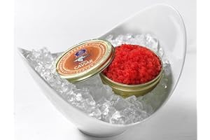 ‎SEPEHR DAD CAVIAR Tobiko Kaviar - Fliegender Fisch-Rogen 90g (Rot)