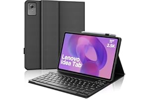 JADEMALL Custodia Tastiera per Lenovo Idea Tab 2025 11", Italiano QWERTY Bluetooth Staccabile per Tablet Lenovo Idea Tab 11 Pollici 2025 TB-336FU, Nero