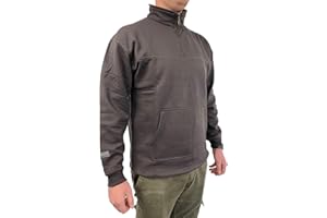 Apache Trade Sweatshirt, Charcoal Work Jumper with Kangaroo Pocket