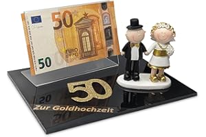 ‎LUCKY HANDS Geschenk für Goldene Hochzeit | Geldgeschenk | Hochzeit Geschenke Geld | Geldgeschenk Hochzeit personalisiert (Goldene Hochzeit 02)