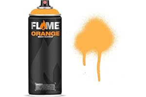 MOLOTOW Flame Orange Spray Paint - Matt Acrylic 400ml Can Melon Yellow FO-110
