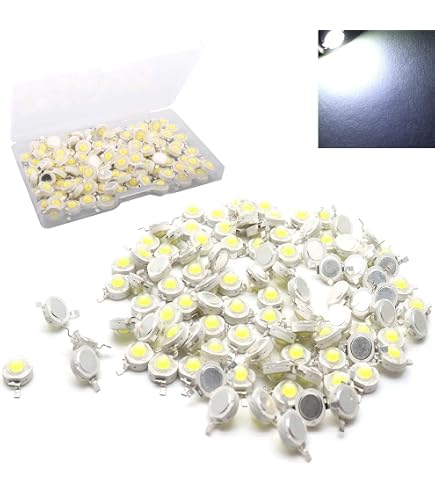 Lot De 10 LED SMD 0603 Haute Luminosité - Blanches, Bleues, Rouges, Vertes, Jaunes - Pour DIY électronique