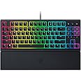 Razer Ornata V3 Tenkeyless - Compact Low Profile Gaming Keyboard (Mecha-Membrane Switches, UV-coated Keycaps, Backlit Dedicated Media Keys, Magnetic Soft-Touch Wrist Rest) UK Layout | Black