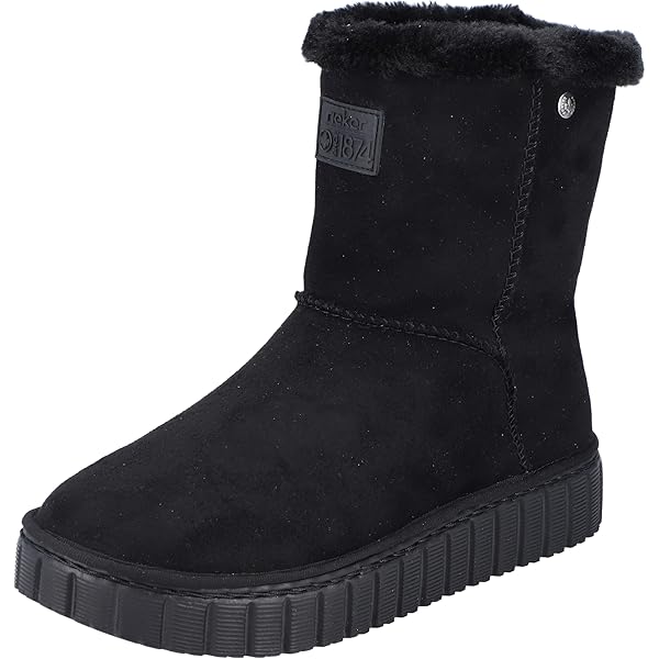 Rieker Dames Y0050 enkellaarzen, zwart, 39 EU, zwart, 39 EU