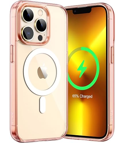 Coque IPhone 13 Pro Transparente MagSafe - Anti-Choc, Anti-Rayures, Compatible Charge Sans Fil