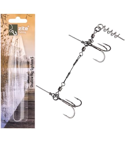 Produktbild von Gummifisch Mit Jigkopf SHALLOW SCREW Spiral-Schraubköpfe Für