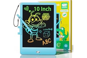 KOKODI LCD Writing Tablet 10 Inch for Girls Boys Magnetic Drawing Boards for Kids Toys Gifts for 2 3 4 5 6 7 Years Old Doodle Board Toddler Educational Reusable Birthday