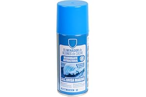 ETREXONLINE Eliminador de Olores Especial para de Automóvil: Elimina Olores y Humedad, Destruye Hongos y Bacterias, Uso Fácil y Rápido - Aire Fresco y Limpio en Tu Coche 150ml, Olor Brisa Marina - 1 Unidad