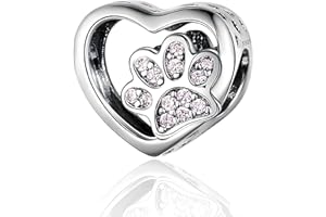 JCALEYDO Charm, Plata de Ley 925, Compatible con Pulsera Pandora