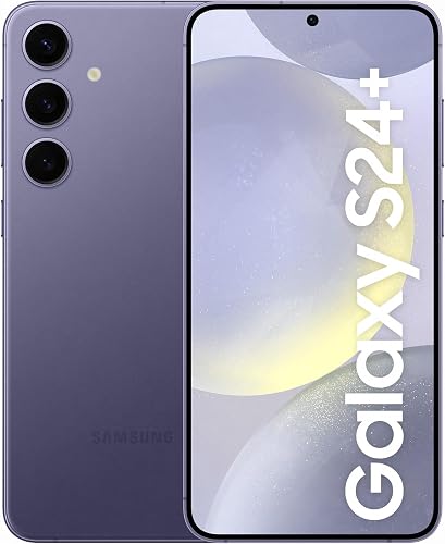 Samsung Galaxy S24+, AI Android Smartphone, 12GB RAM, 256GB Storage, 50MP Camera, Large display, Faster RAM, Long Battery Life, Cobalt Violet, (UK Version) (Renewed)
