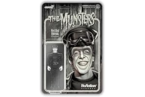 SUPER7 The Munsters Reaction Biker Herman Figure 10cm