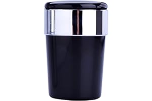 ALL RIDE AUTO ASCHENBECHER Deckel LED Licht Schwarz Autoaschenbecher Windaschenbech 83