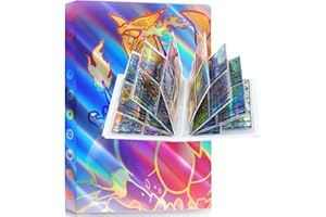 LEMIL Raccoglitore carte, Album di carte 4 tasche, Porta carte, Album per giochi di carte collezionabili, 30 pagine Capacità 240 card (V2A)