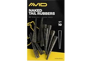 Avid Carp Outline Naked Tail Rubbers 10 Stück