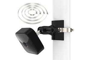 Blink Camera Pole Montagehalterung, Die Neue Blink Outdoor Blink Outdoor 4 Blink XT2 Wandhalterung von TIUIHU, anwendbarer Rohrdurchmesser Größe 30 mm - 200 mm (1,18-7,87 Zoll) (1 Pack)